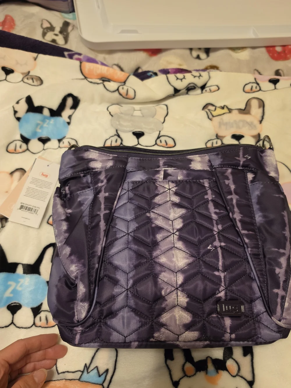 Lug Mini Shuffle In Shibori Purple